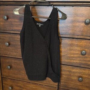 Black Wrap Top